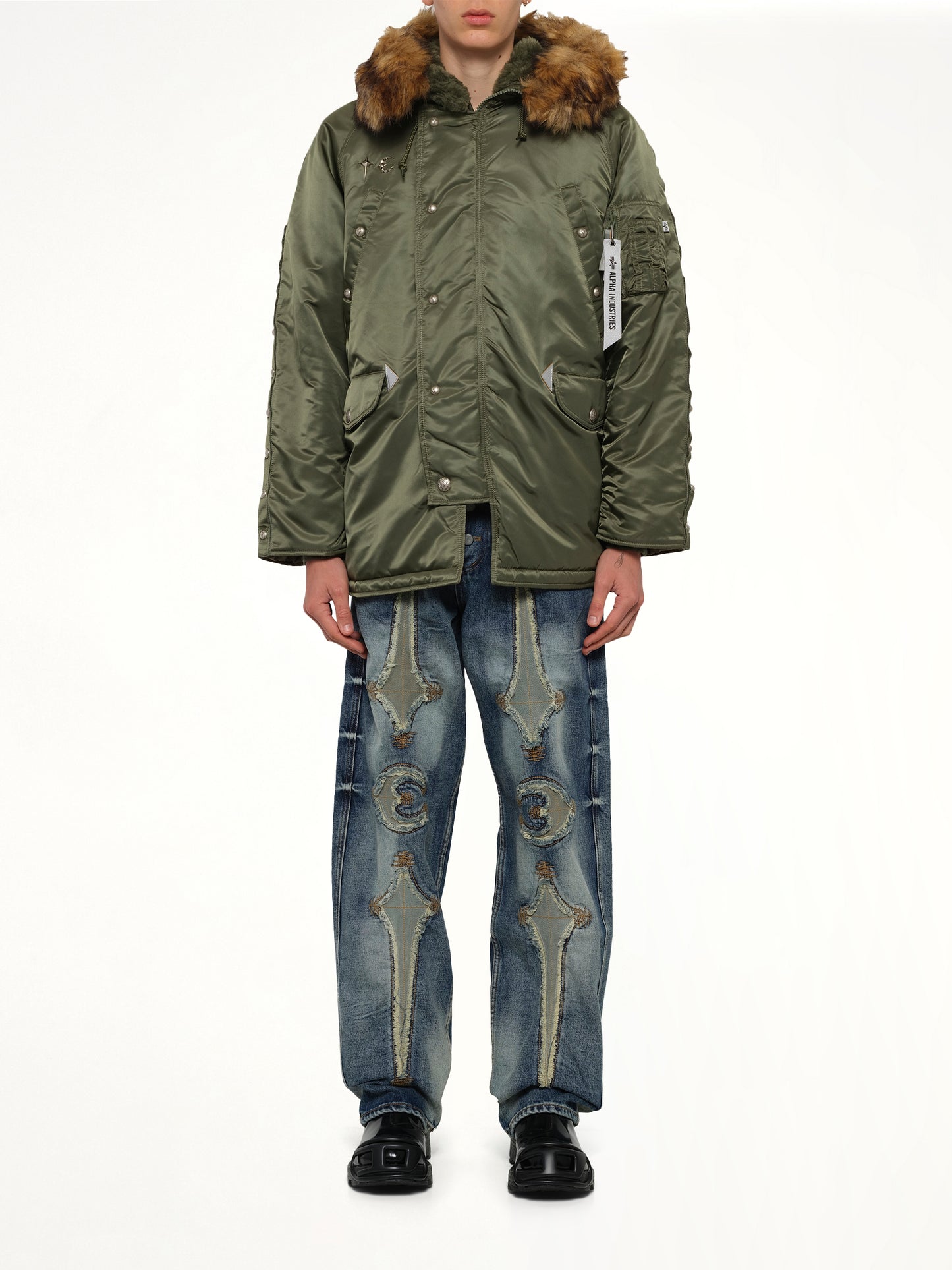 TC x Alpha Industries N-3B Parka in Sage