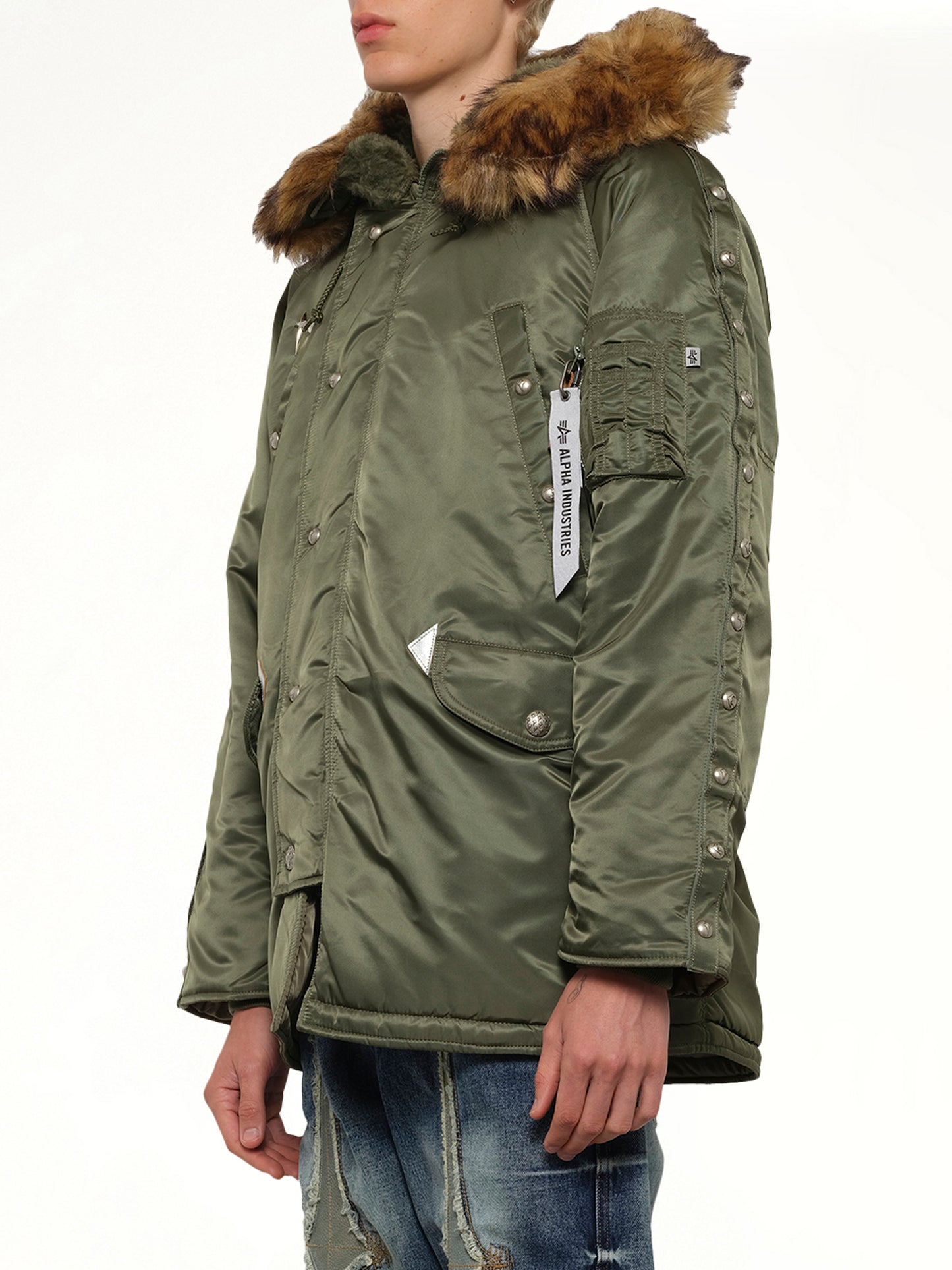 TC x Alpha Industries N-3B Parka in Sage