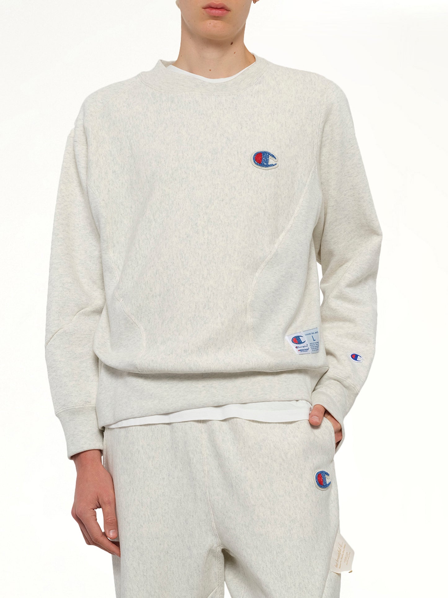 Undercover X Champion Sweatshirt in Oatmeal