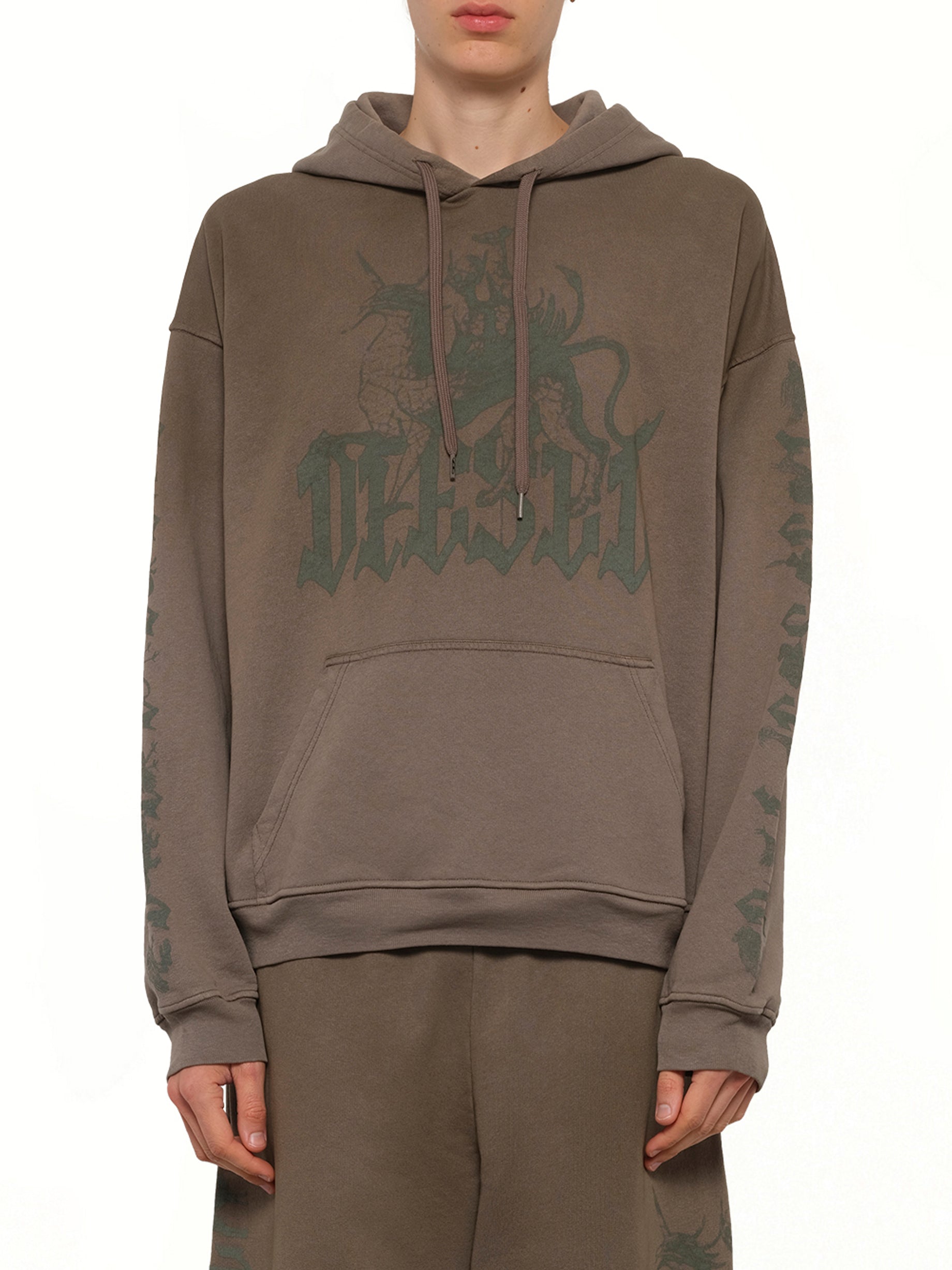 S-GRIFFON Hoodie in Brown