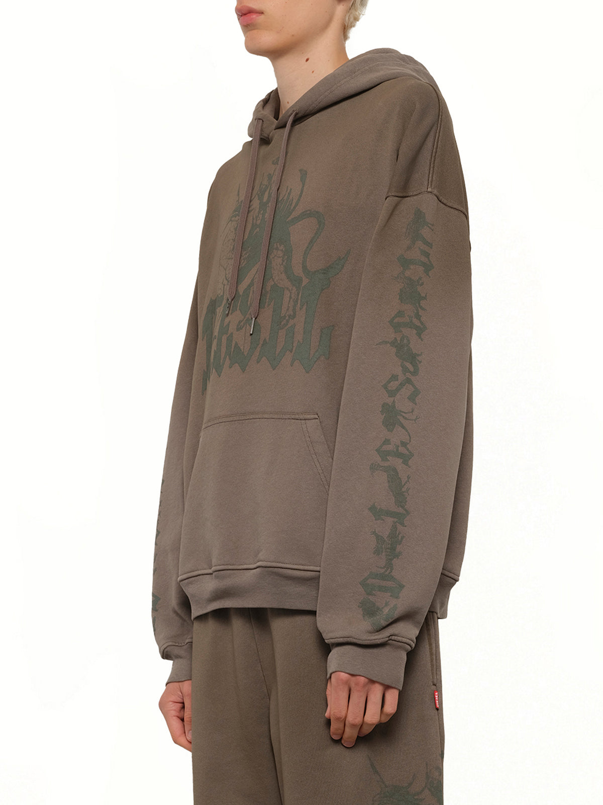 S-GRIFFON Hoodie in Brown