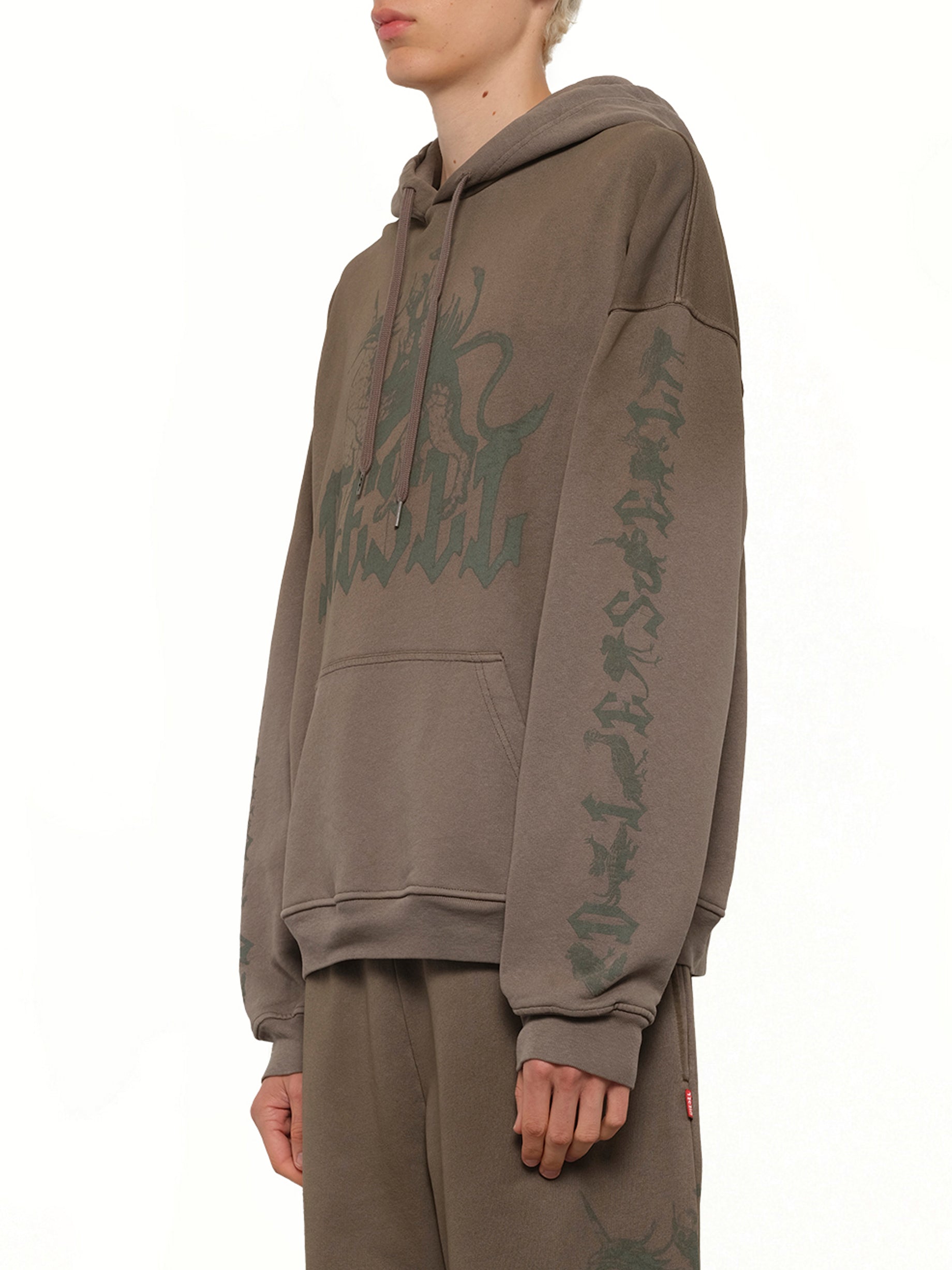 S-GRIFFON Hoodie in Brown
