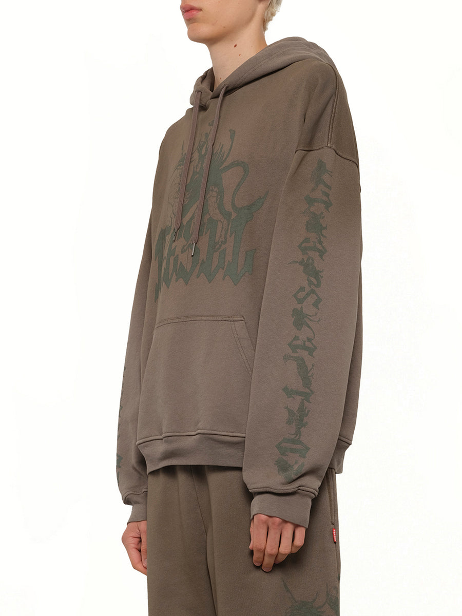 S-GRIFFON Hoodie in Brown