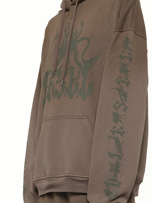 S-GRIFFON Hoodie in Brown
