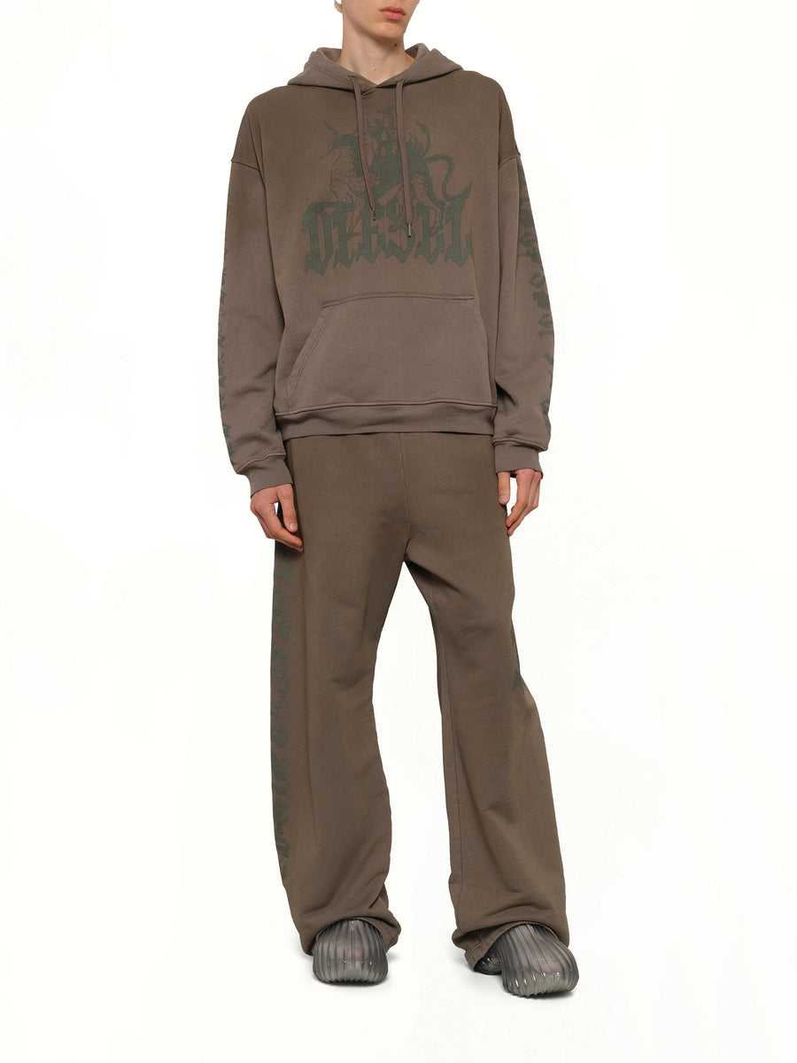 S-GRIFFON Hoodie in Brown