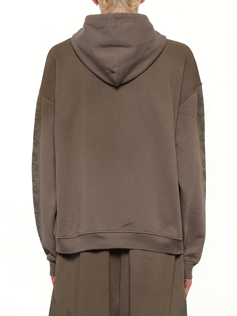 S-GRIFFON Hoodie in Brown