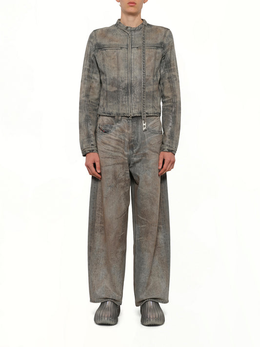 D-VULMAR-FSI Denim Jacket in Dirty Wash
