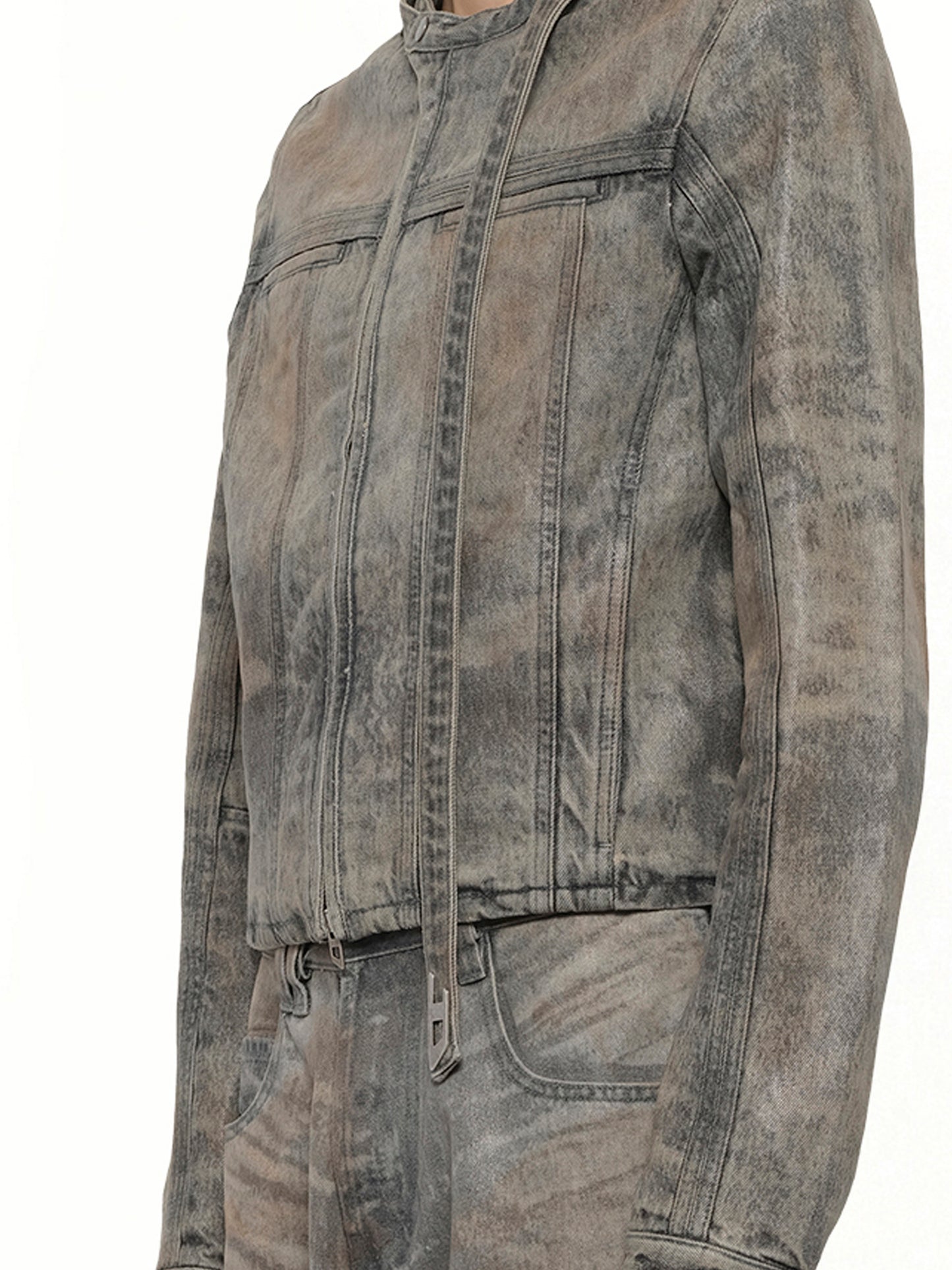 D-VULMAR-FSI Denim Jacket in Dirty Wash