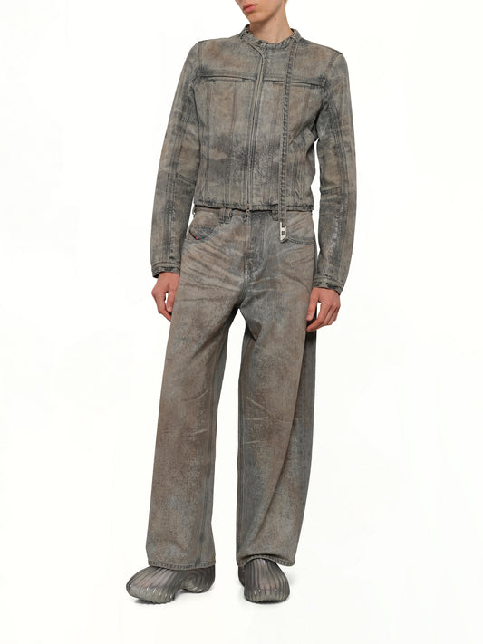 D-VULMAR-FSI Denim Jacket in Dirty Wash