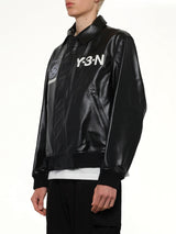 Y-3 x NBHD - 黑色皮革飞行员夹克