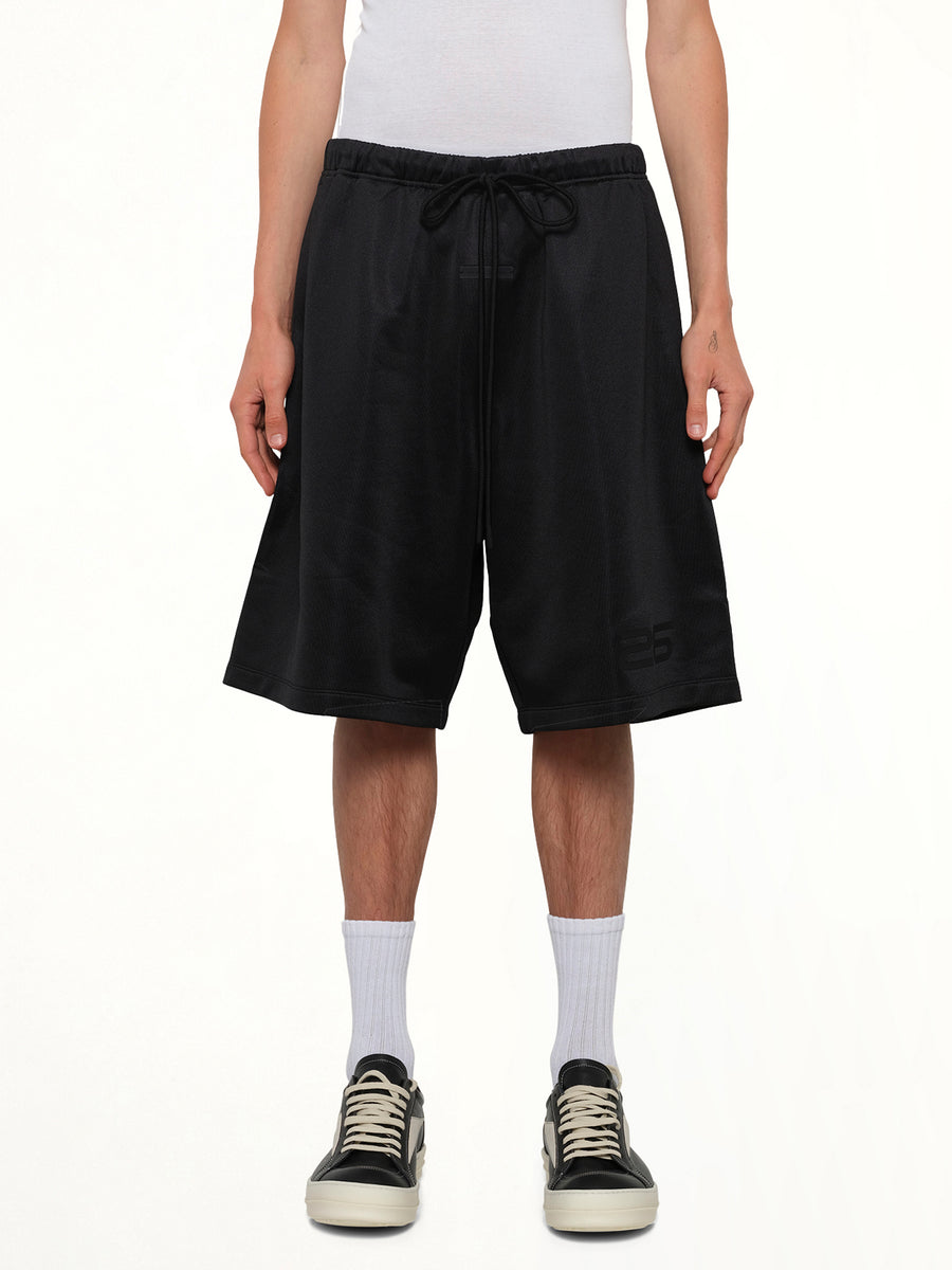 Relaxed Sweatshort in Vintage Black