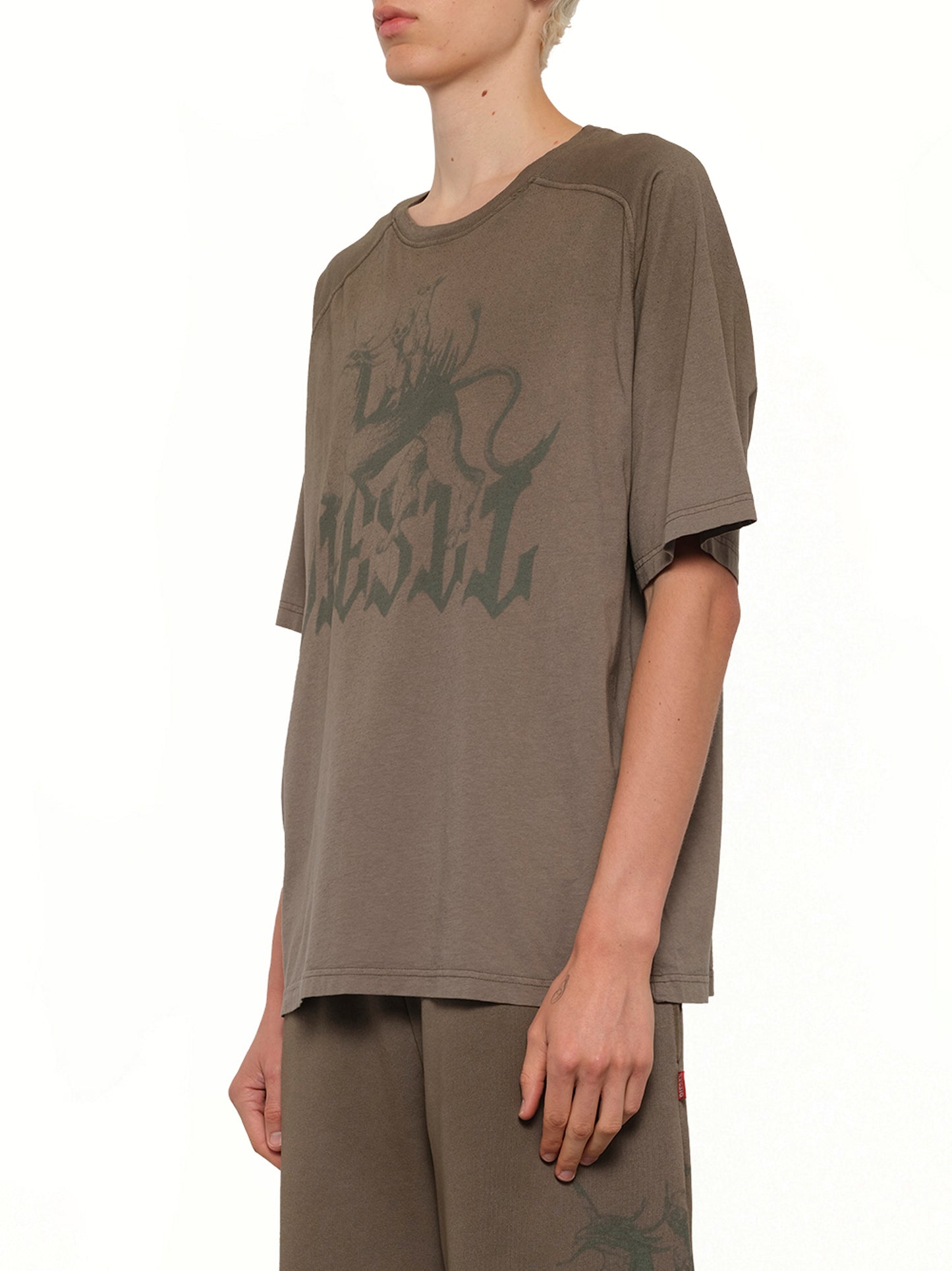T-JUSSI-A T-Shirt in Brown