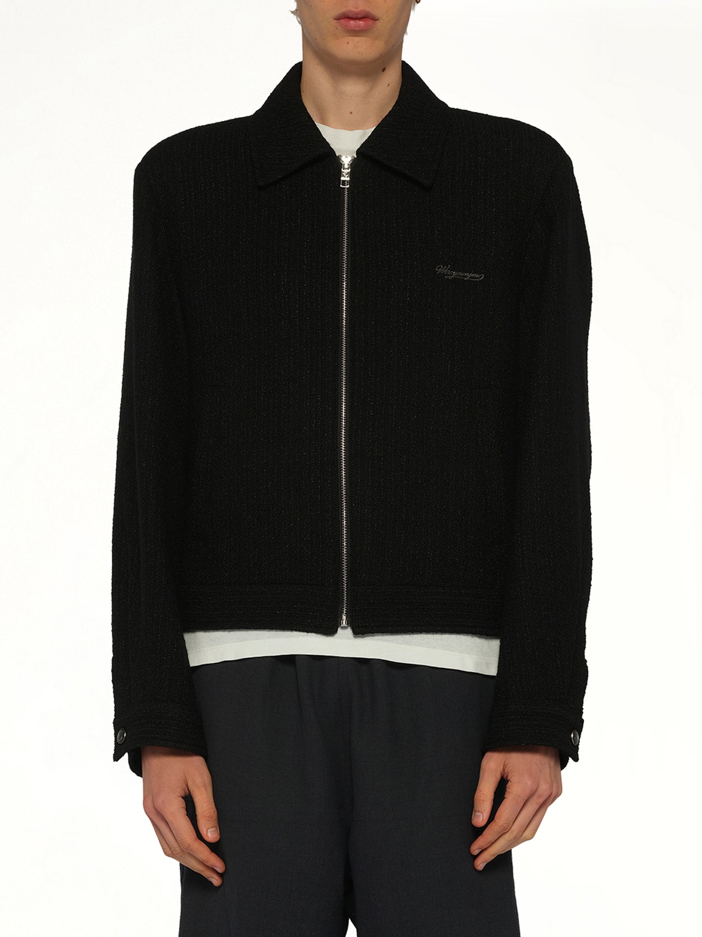 Wool Blouson in Black