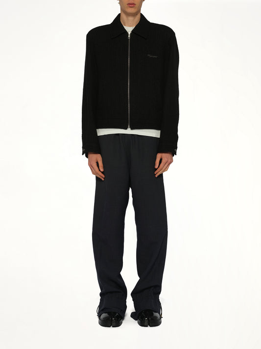 Wool Blouson in Black