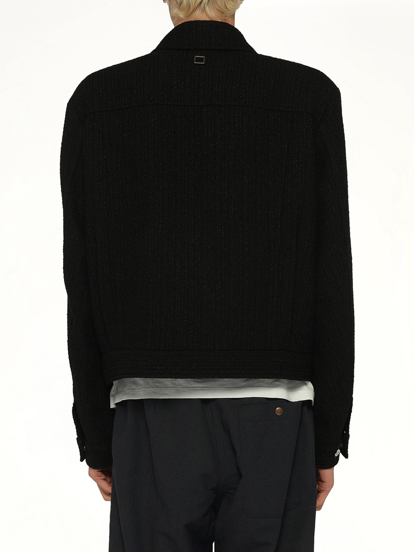 Wool Blouson in Black