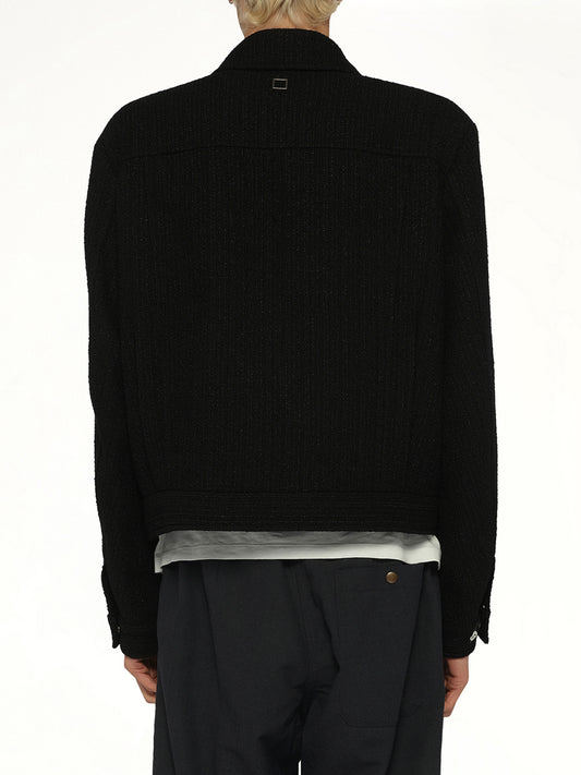 Wool Blouson in Black