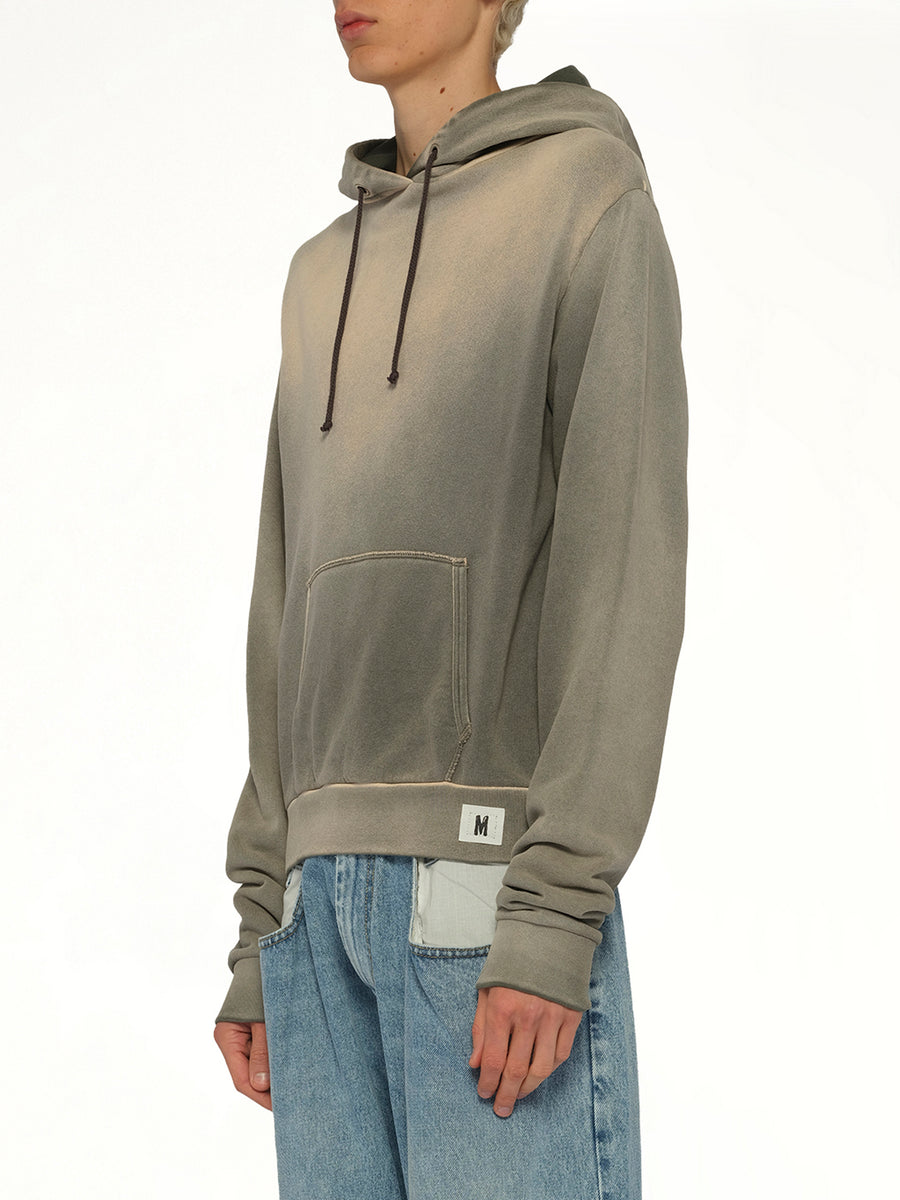 Overdyed Hoodie in Khaki