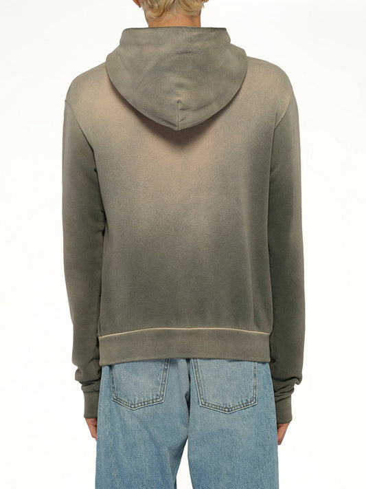 Overdyed Hoodie in Khaki
