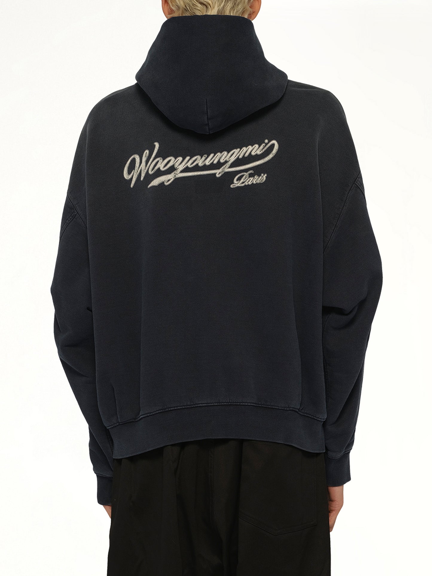 Wooyoungmi Paris Zip Hoodie in Navy