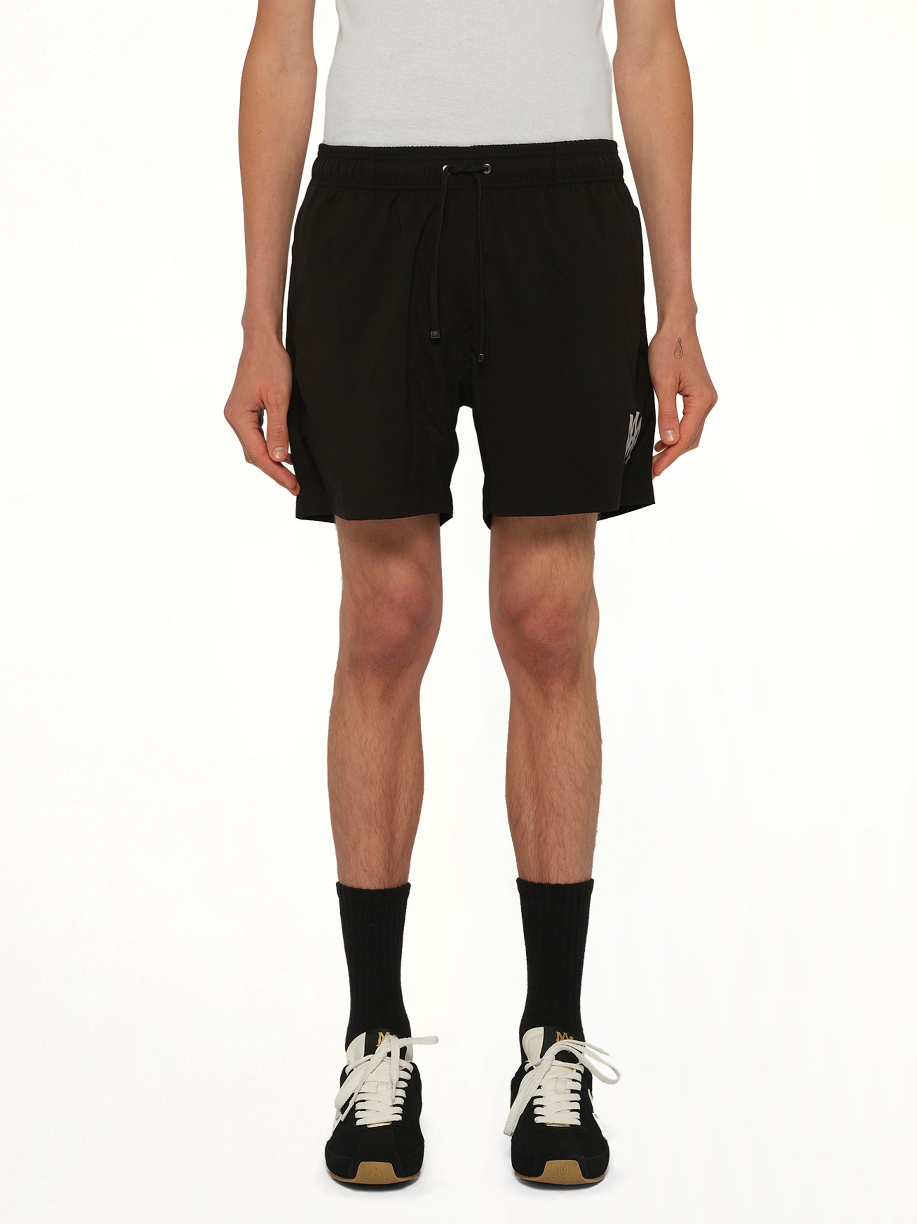 MA Core Logo Swim Trunk in Black