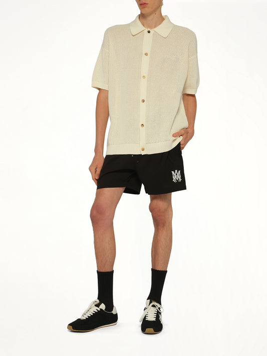 MA Core Logo Swim Trunk in Black