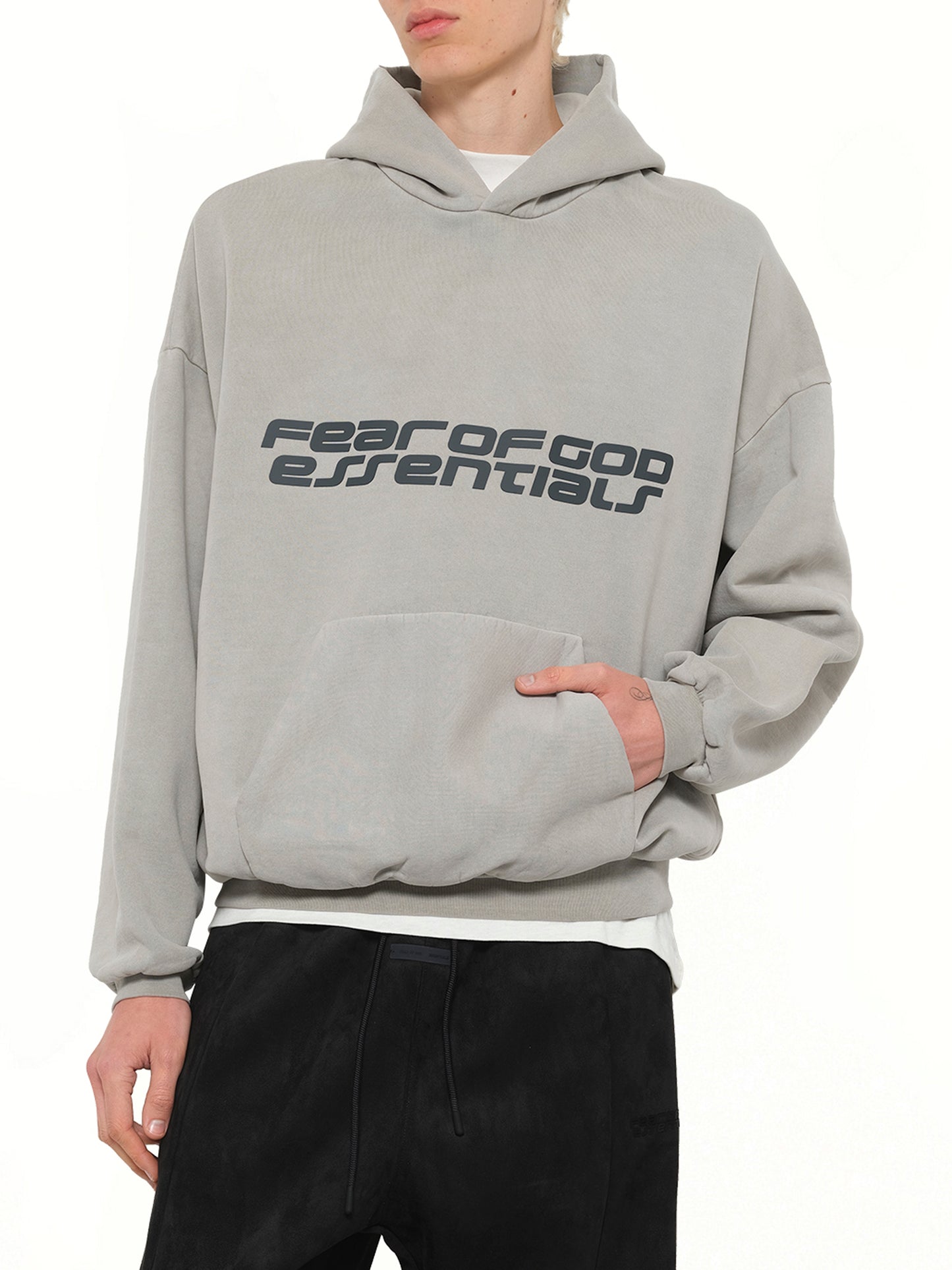 90's Hoodie in Smoke Grey