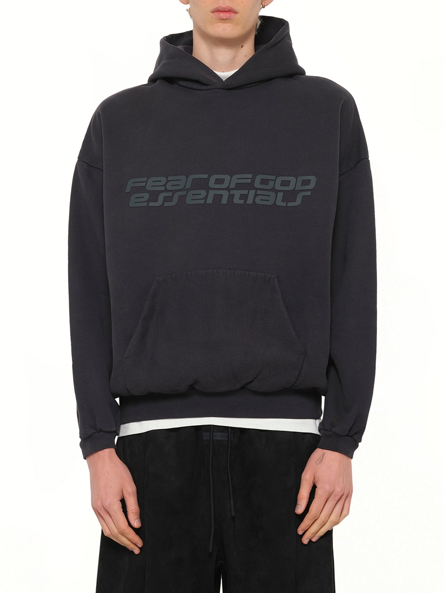 90's Hoodie in Vintage Black