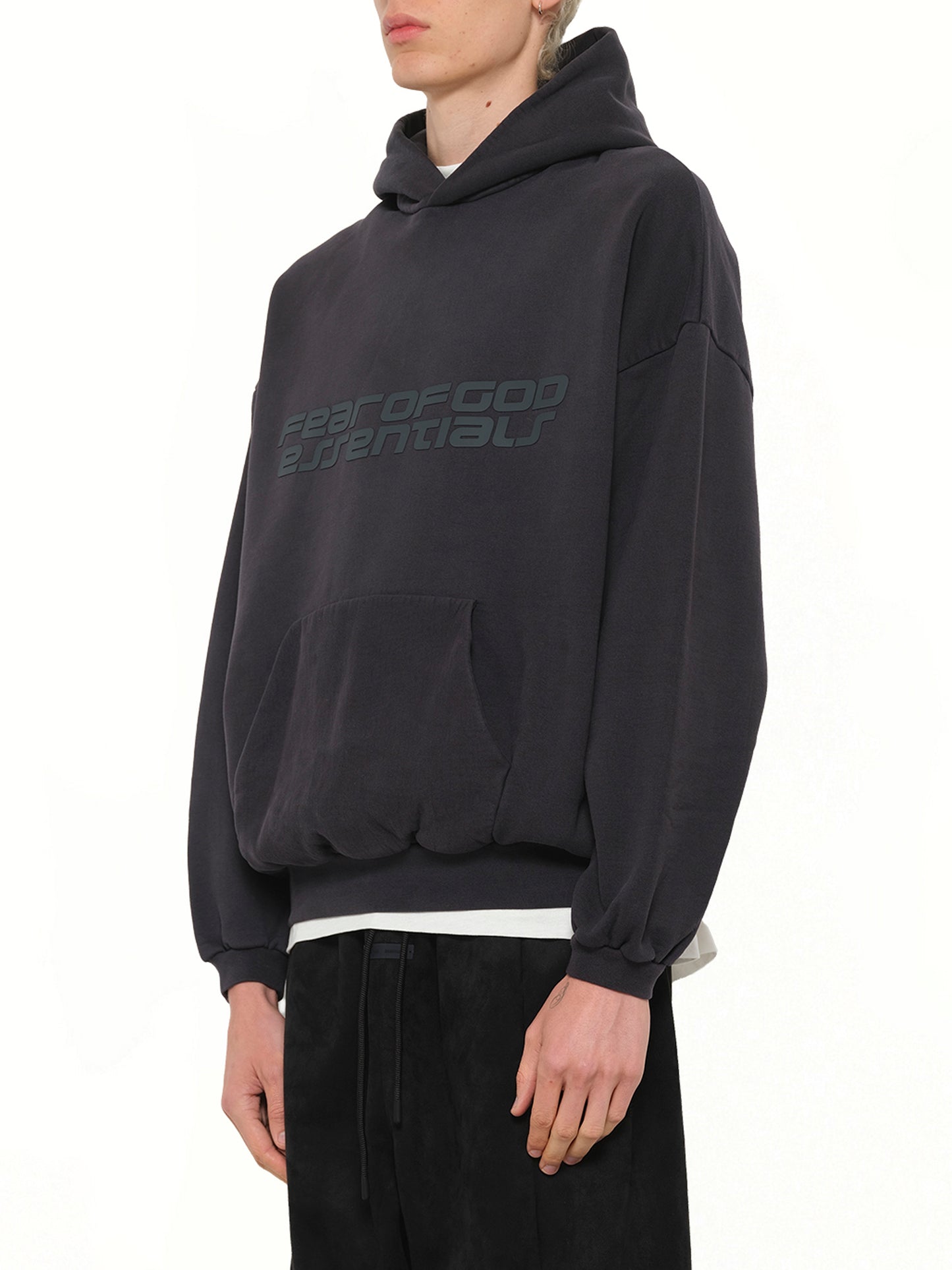 90's Hoodie in Vintage Black