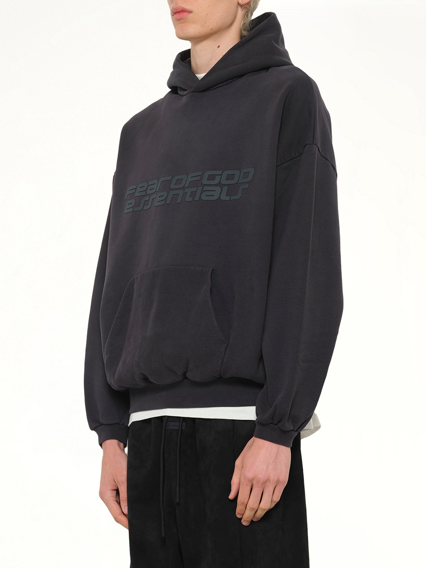 90's Hoodie in Vintage Black