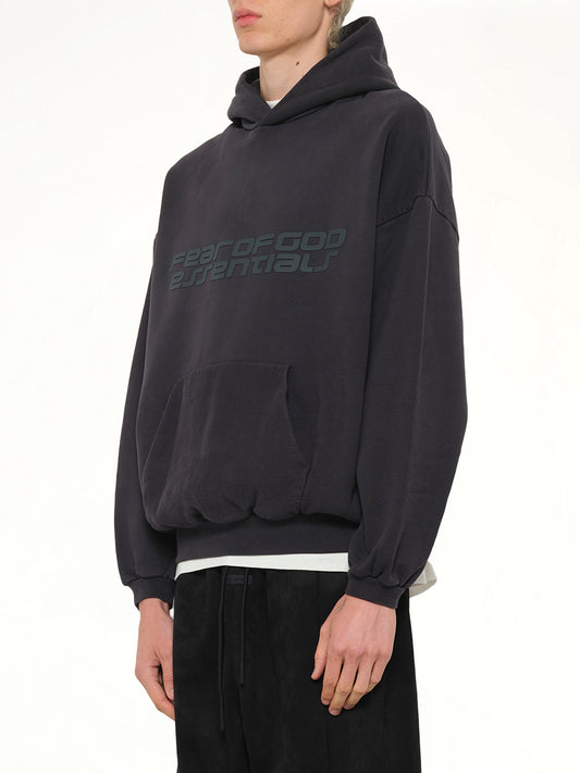 90's Hoodie in Vintage Black