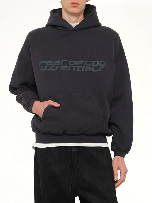 90's Hoodie in Vintage Black