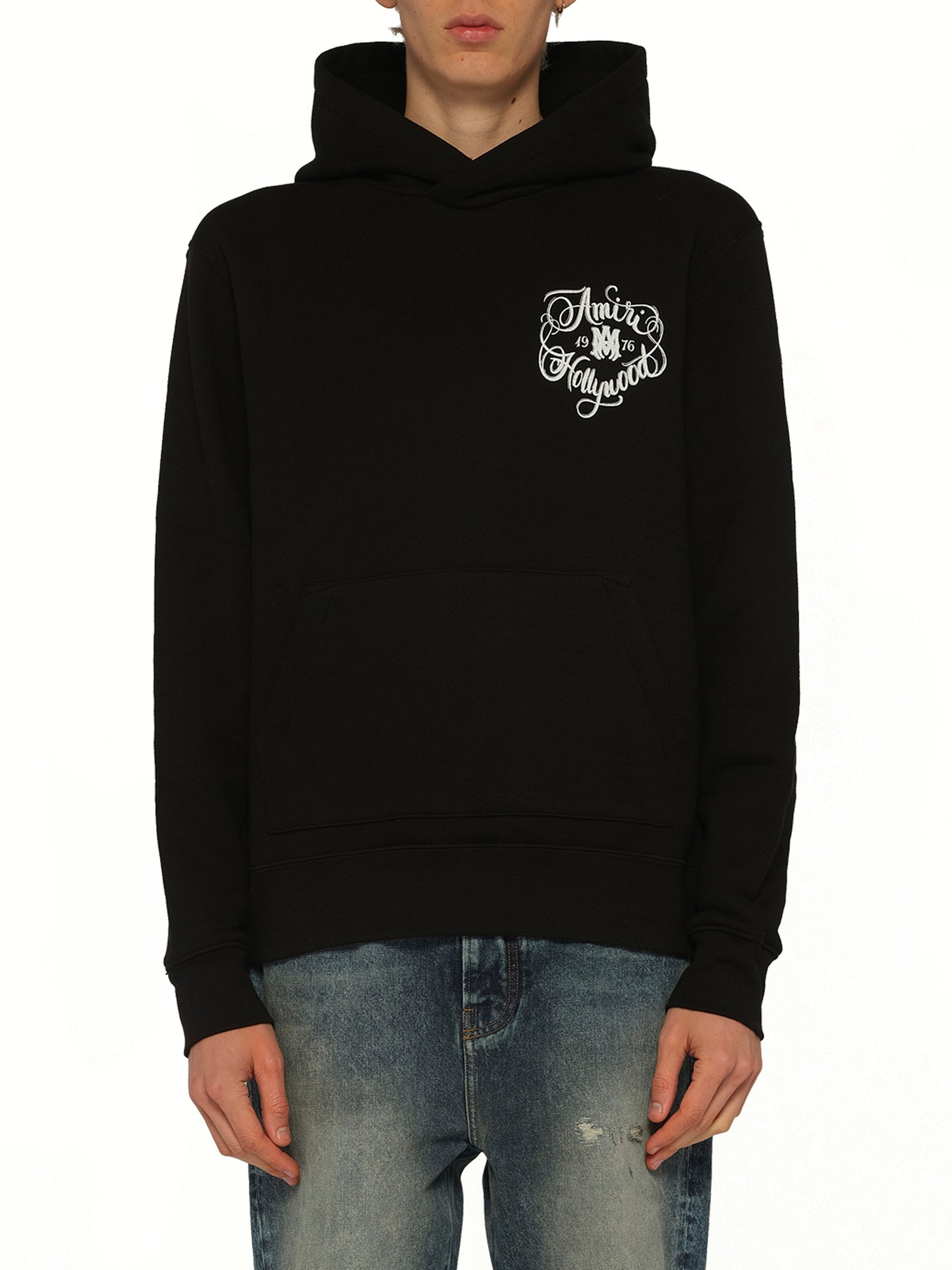 Amiri Hollywood Hoodie in Black