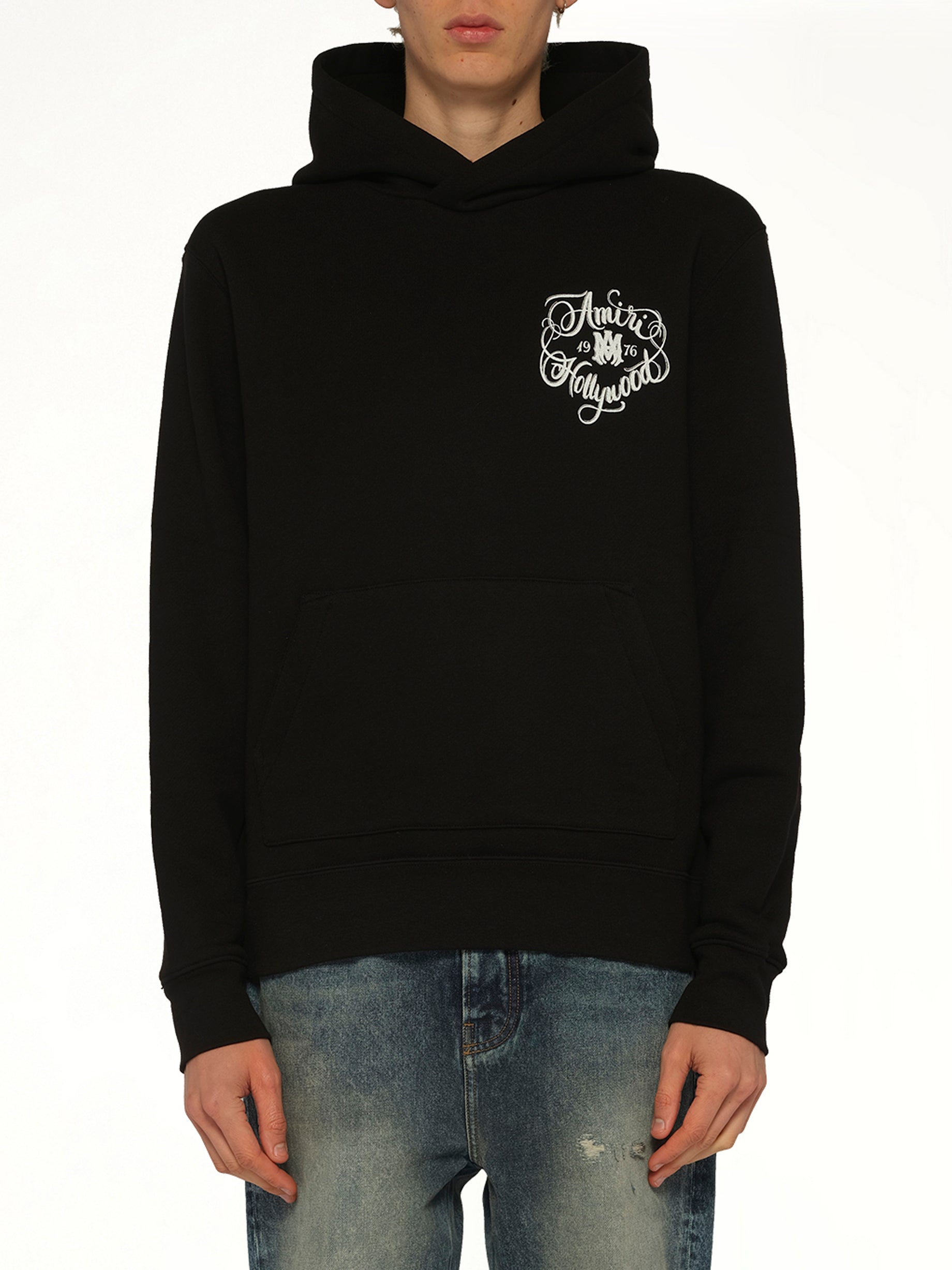 Amiri Hollywood Hoodie in Black