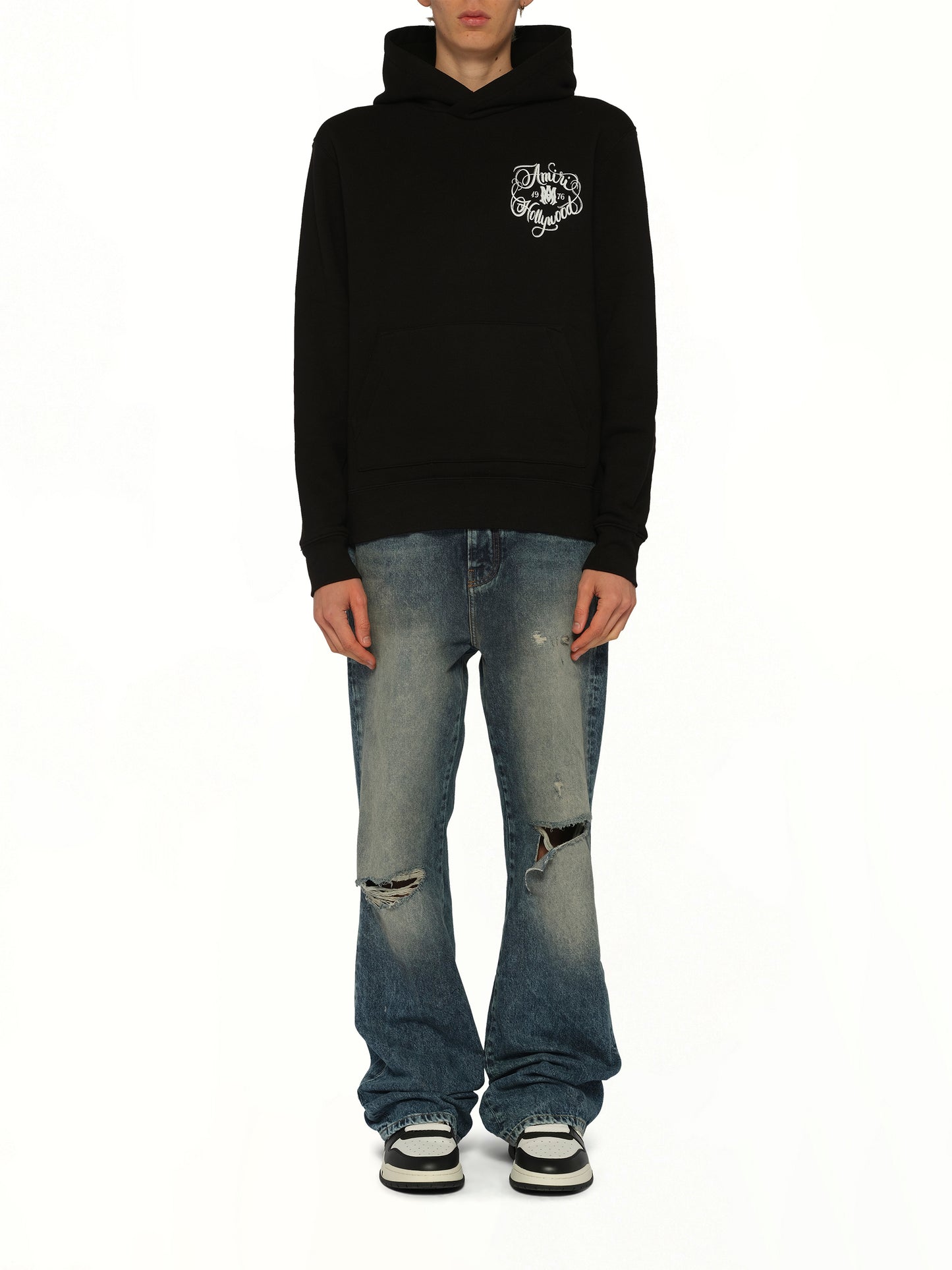 Amiri Hollywood Hoodie in Black