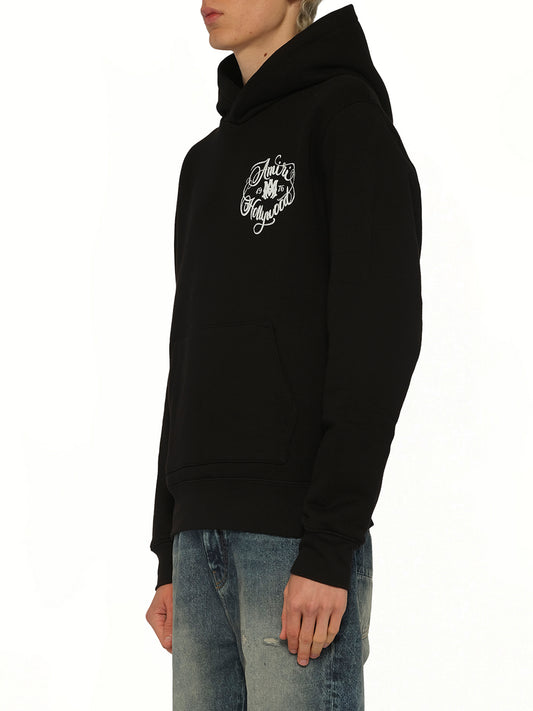 Amiri Hollywood Hoodie in Black
