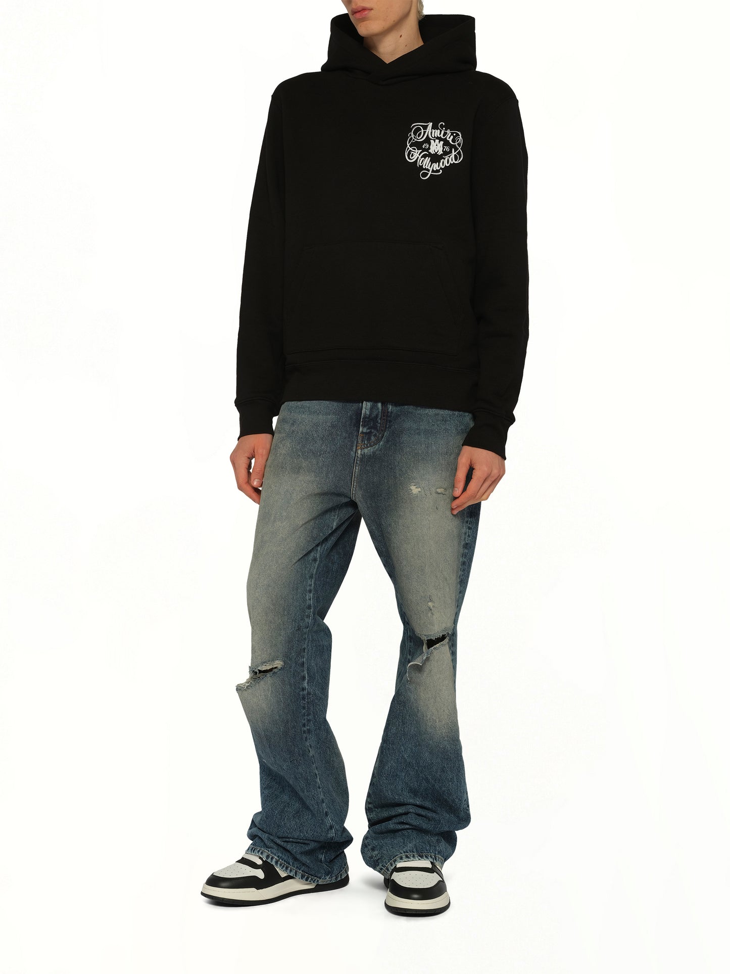 Amiri Hollywood Hoodie in Black