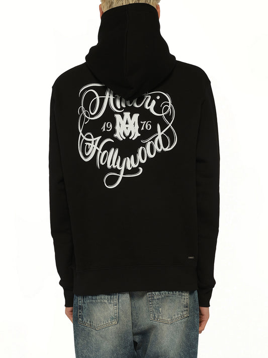 Amiri Hollywood Hoodie in Black