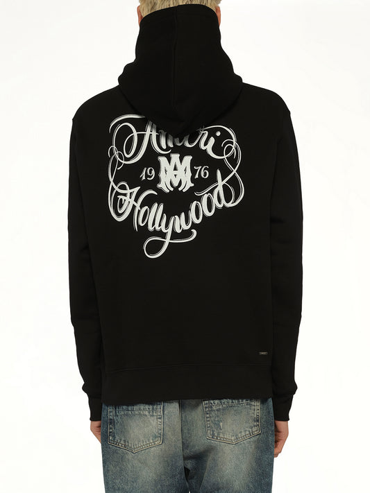 Amiri Hollywood Hoodie in Black