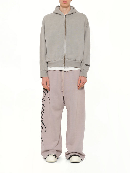 Classic Full Zip Hoodie in Smoke Grey