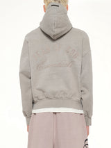 Classic Full Zip Hoodie in Smoke Grey