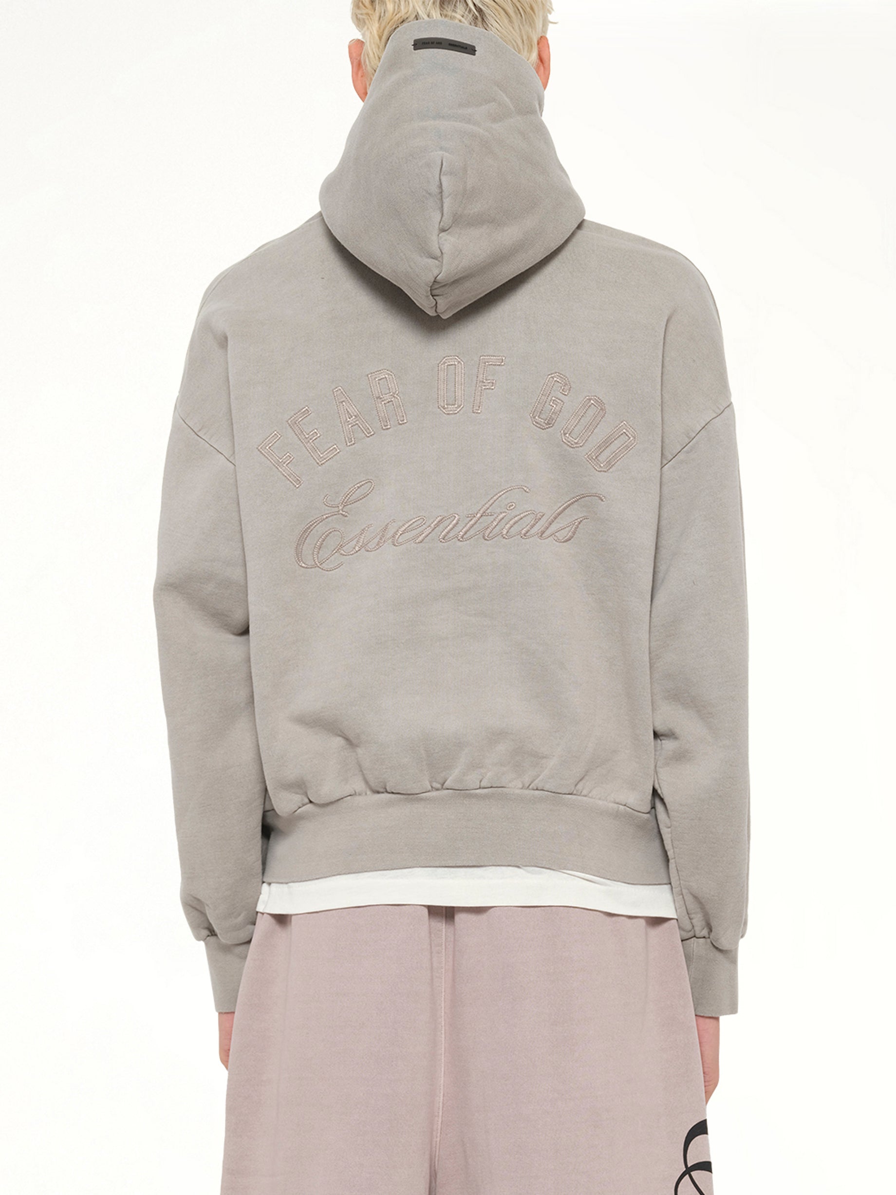 Classic Full Zip Hoodie in Smoke Grey