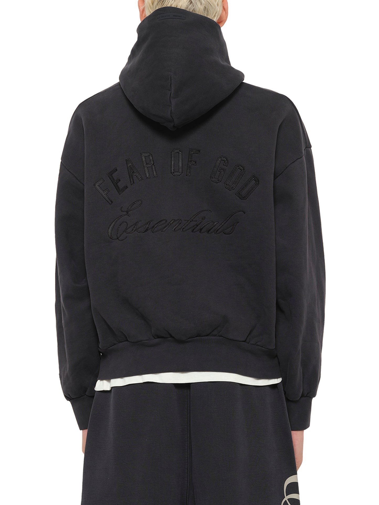 Classic Full Zip Hoodie in Vintage Black