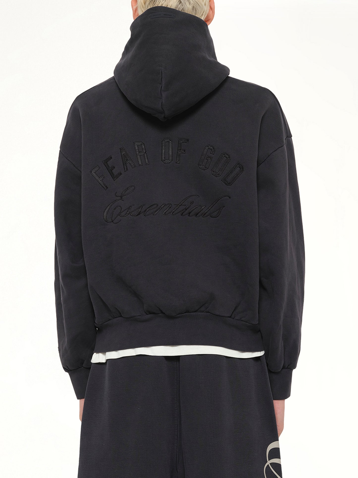 Classic Full Zip Hoodie in Vintage Black