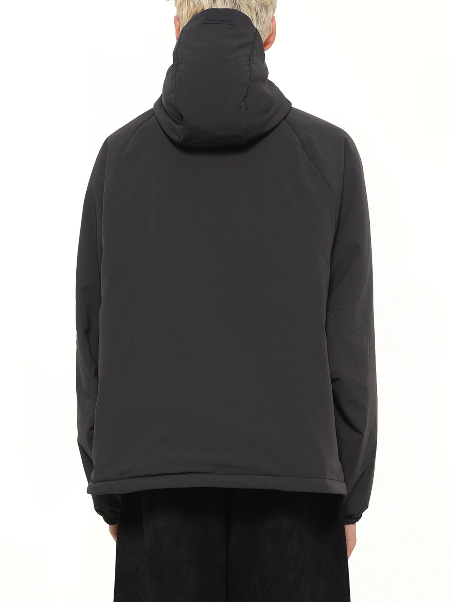 Half Zip Anorak in Vintage Black