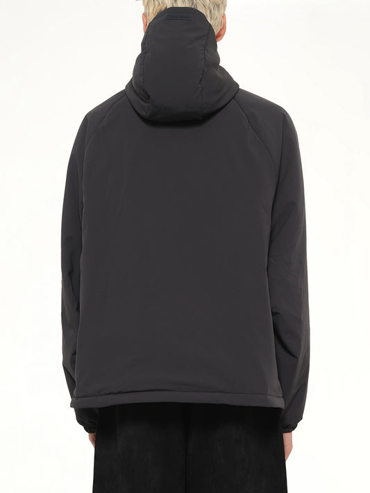 Half Zip Anorak in Vintage Black