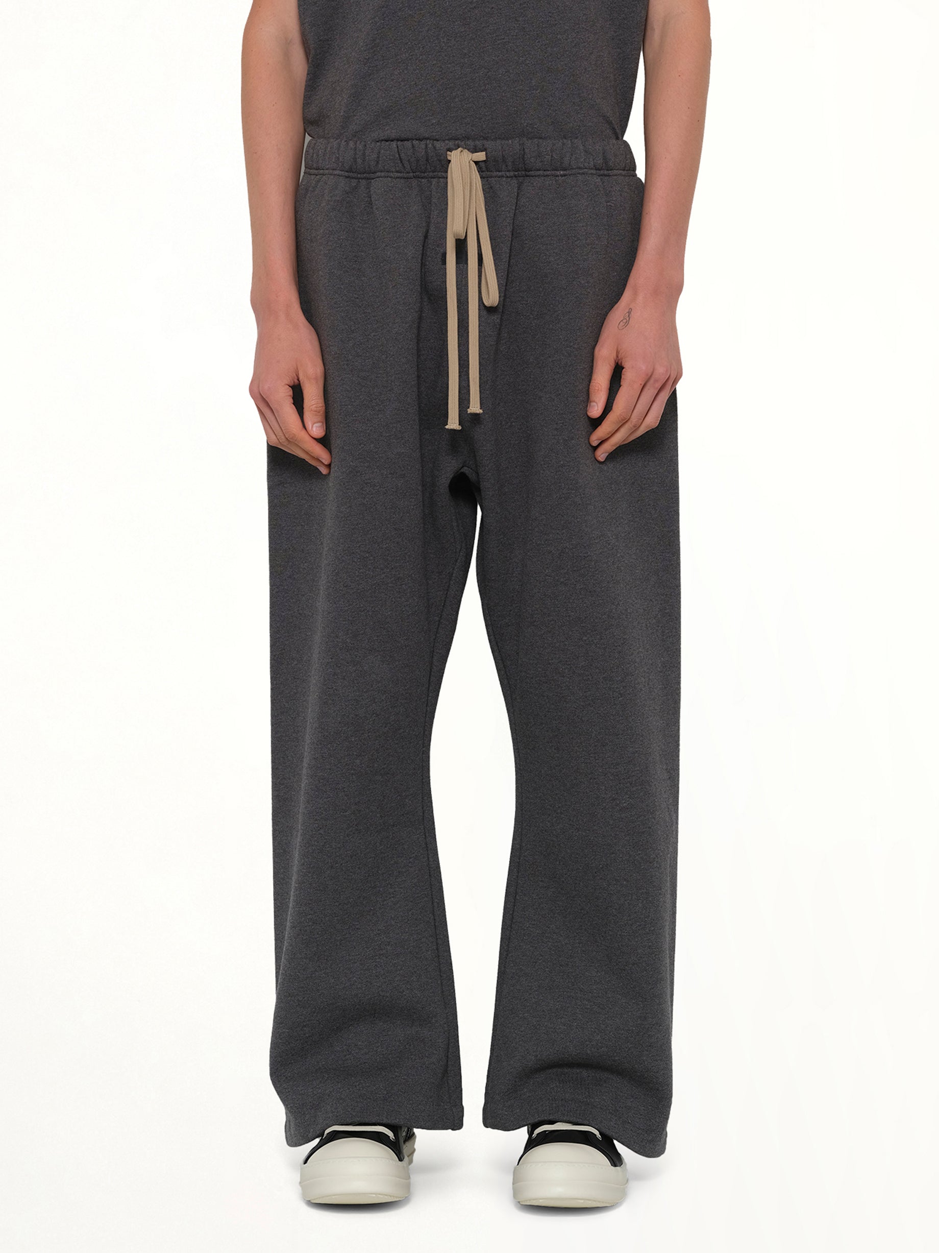 Flare Sweatpant in Charcoal Heather