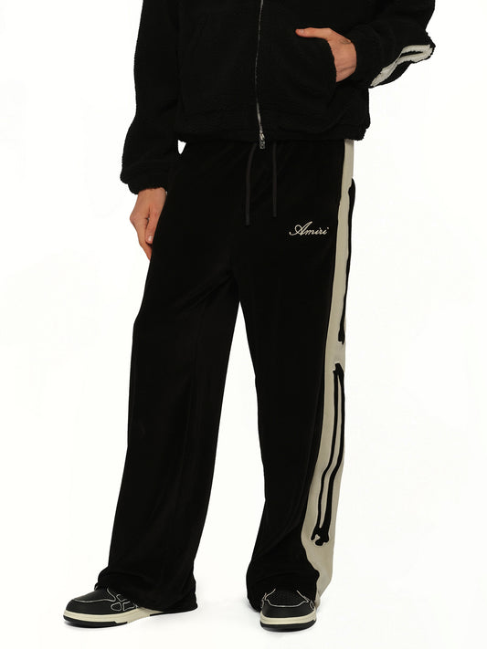 Bones Track Pant in Black