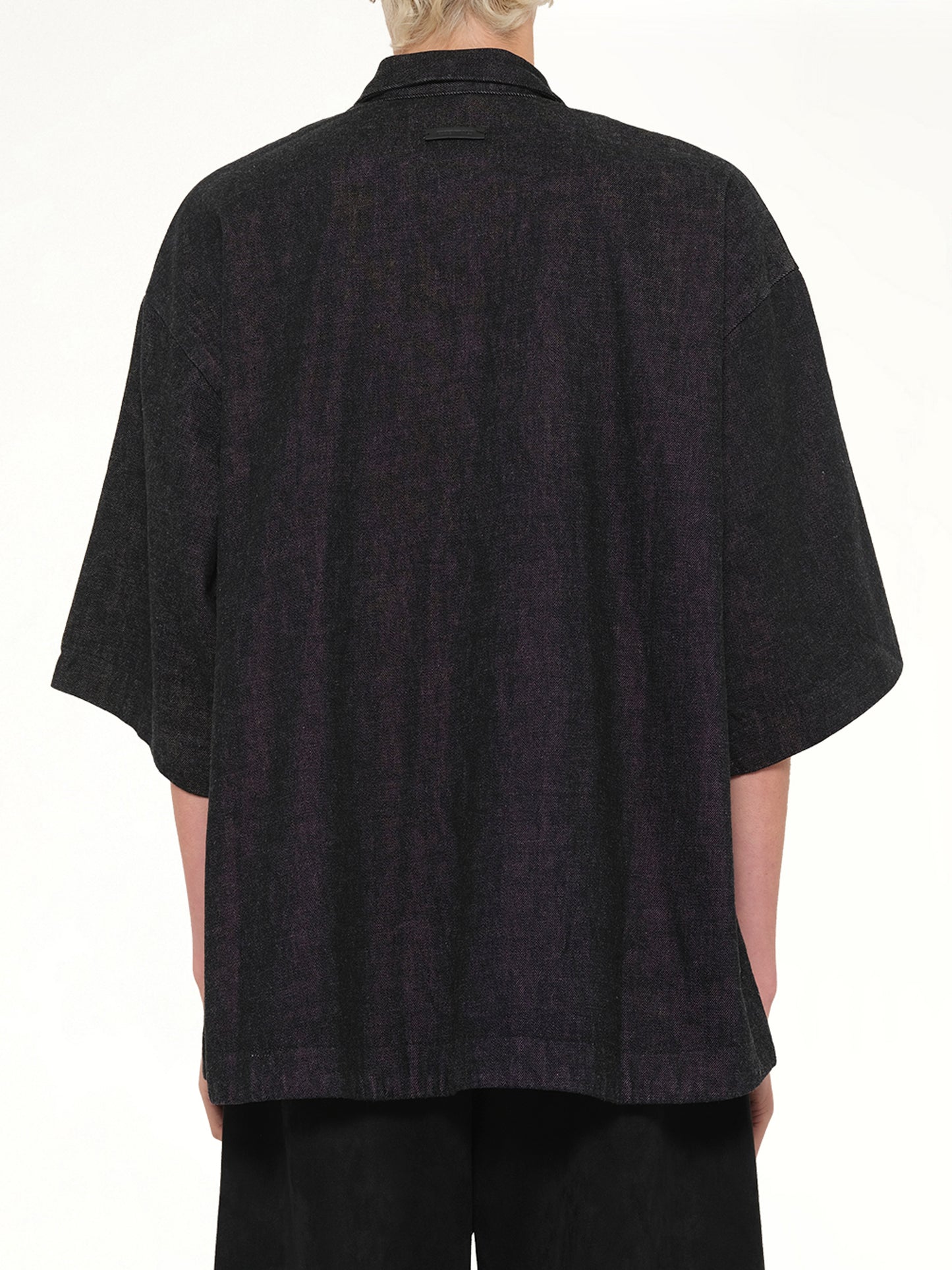 Full Zip Work Shirt in Vintage Black