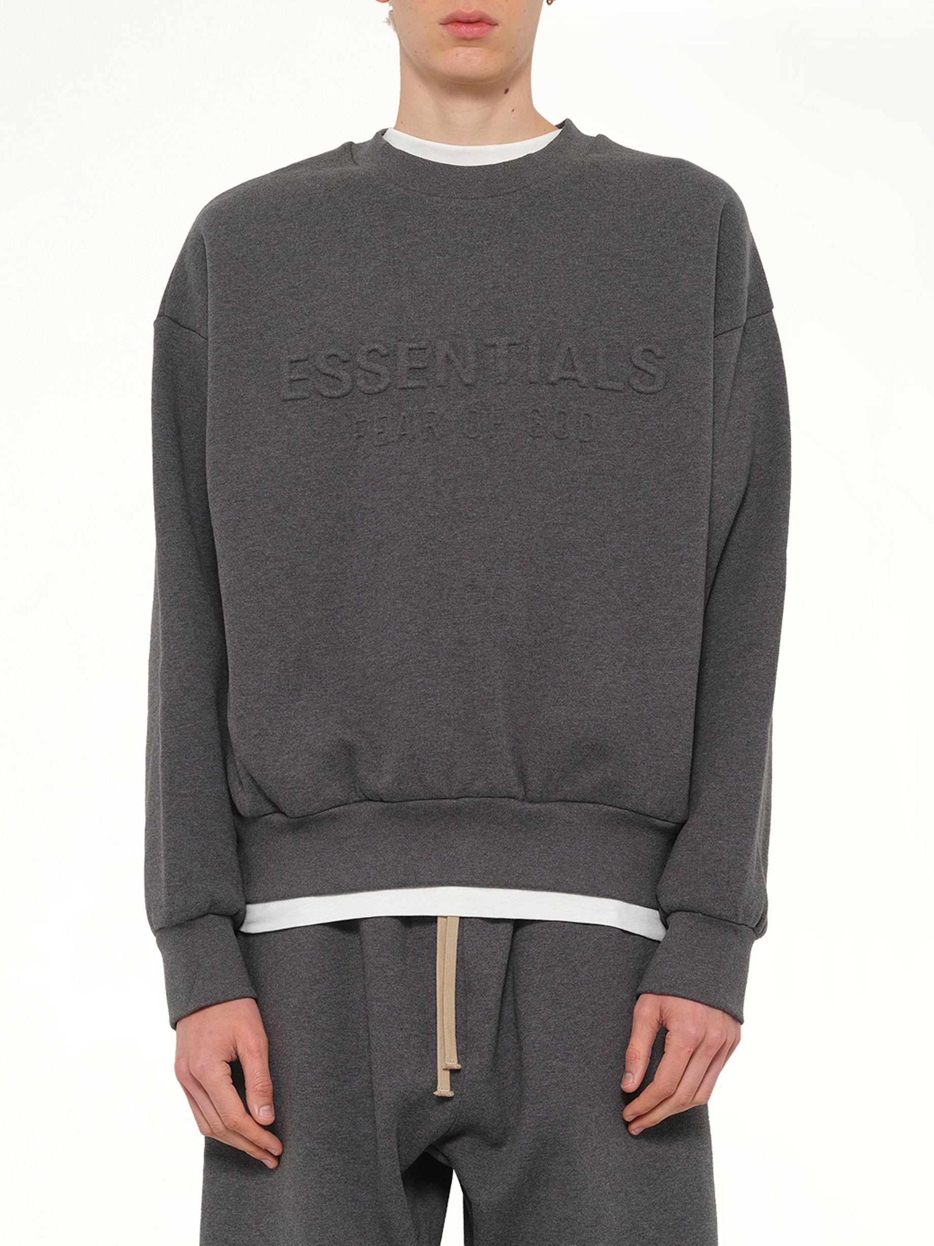 Classic Crewneck Sweatshirt in Charcoal Heather