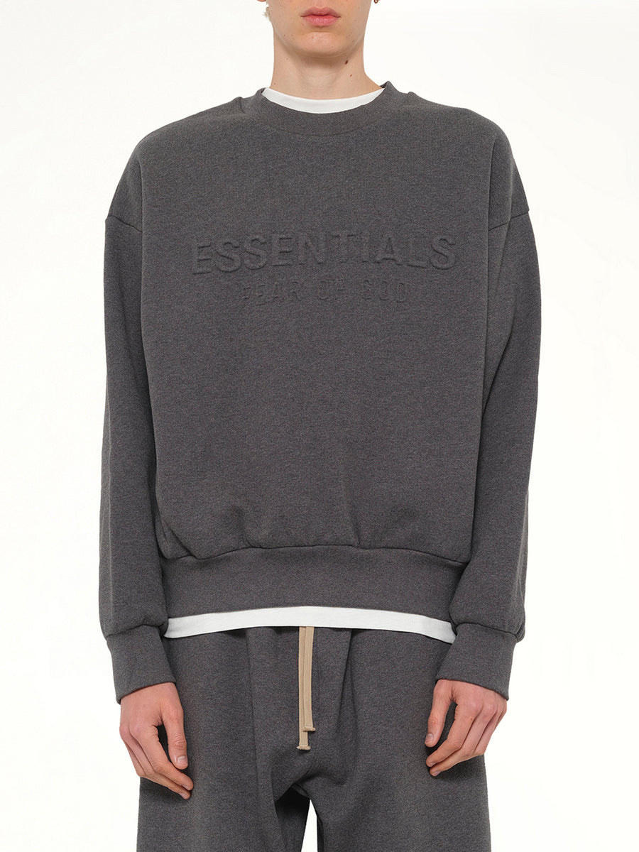 Classic Crewneck Sweatshirt in Charcoal Heather